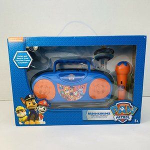 Nickelodeon Paw Patrol Portable FM Radio & Karaoke Toy Microphone Listen & Sing